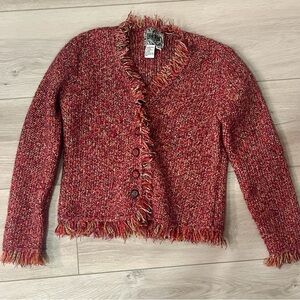 Curio by Anthropologie Wool Blend Button-Up Cardigan